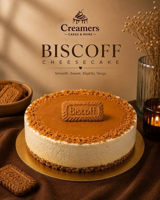 Biscoff cheesecake by Creamers