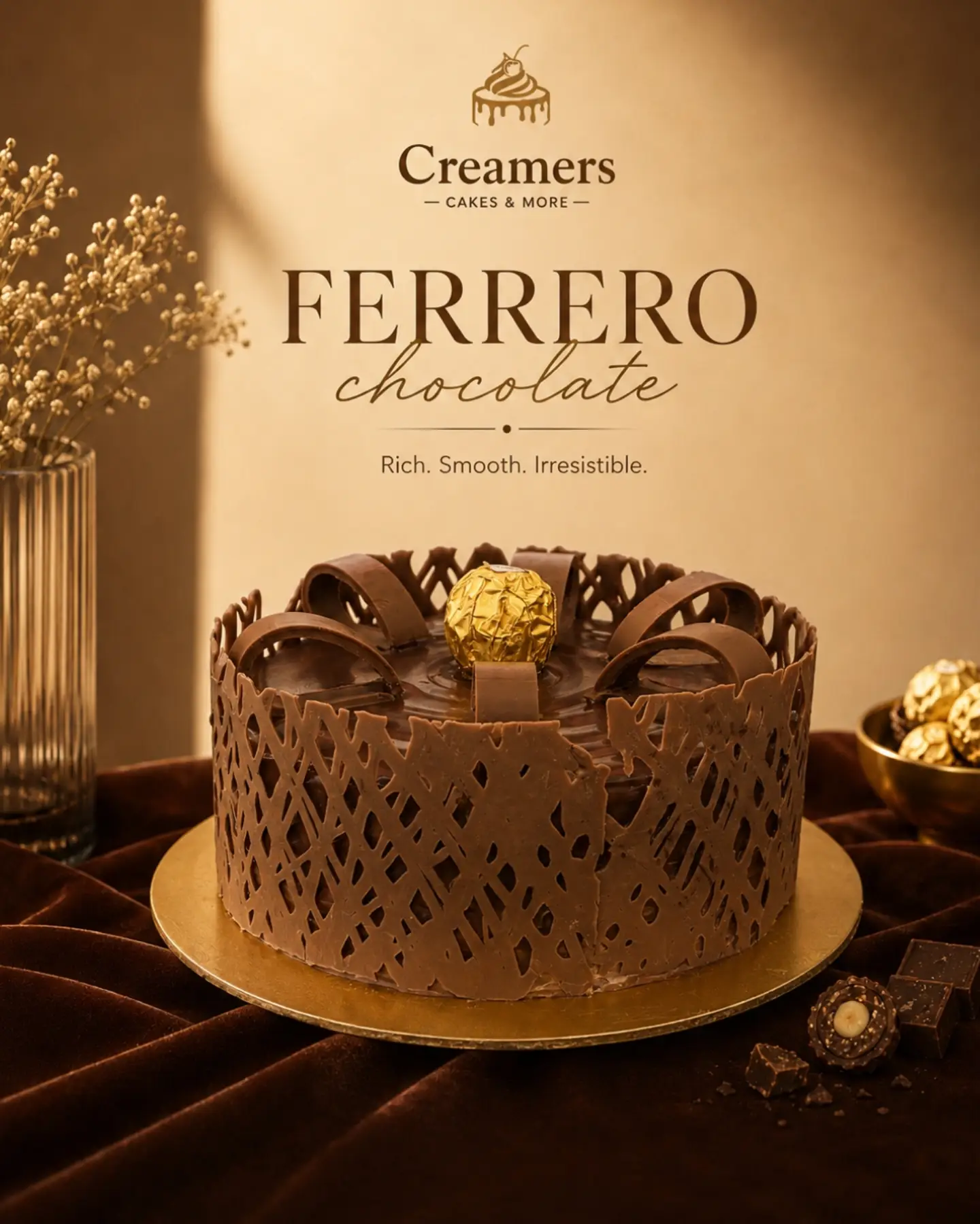 Premium celebration cake by Creamers
